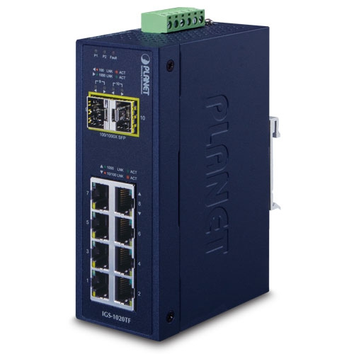 DIN-rail Unmanaged Ethernet Switches