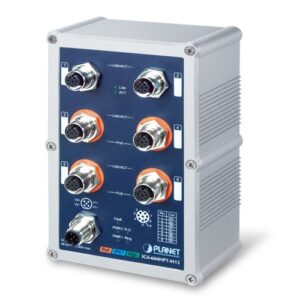 Industrial IP67 Rated 4-Port 10/100/1000T 802.3at PoE + 2-Port 10/100/1000T Managed Ethernet Switch