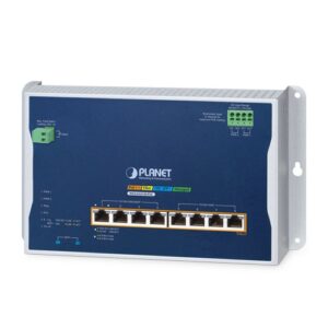 Industrial L3 4-Port 2.5G 802.3bt PoE + 4-Port 10/100/1000T 802.3bt PoE + 2-Port 10G SFP+ Wall-mount Managed Switch