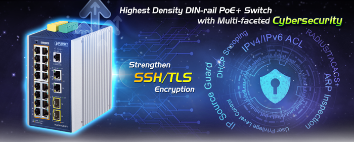 Industrial L3 16-Port 10/100/1000T 802.3at PoE + 2-Port 10/100/1000T + 2-Port 1G/2.5G SFP Managed Ethernet Switch 11 IGS 20160HPTv4 2 N