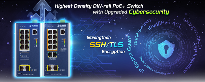 Industrial 8-Port 10/100/1000T 802.3bt PoE + 2-Port 10/100/1000T + 2-Port 100/1000X SFP Managed Switch 11 IGS 4215 8UP2T2S 2 N
