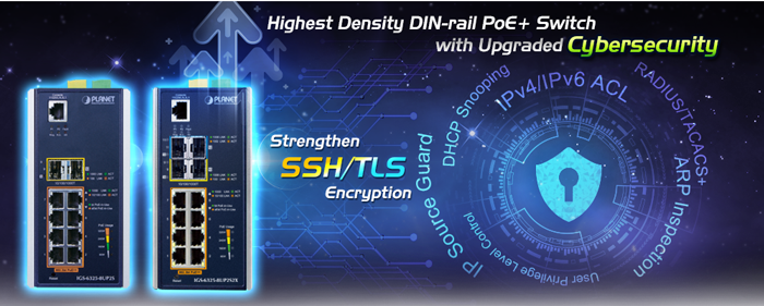 Industrial L3 8-Port 10/100/1000T 802.3bt PoE + 2-Port 100/1000X SFP Managed Ethernet Switch 11 IGS 6325 8UP series 3 N