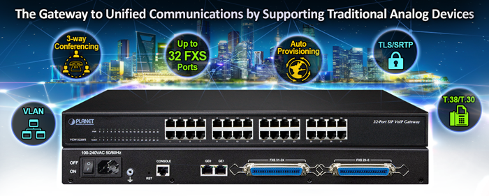 32-Port SIP VoIP Gateway (32 FXS) 4 VGW 3220FSv4 1