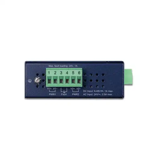 Industrial 1-port RS232/422/485 Serial Device Server with 1-Port 100BASE-FX SFP 9 planet.com.sa