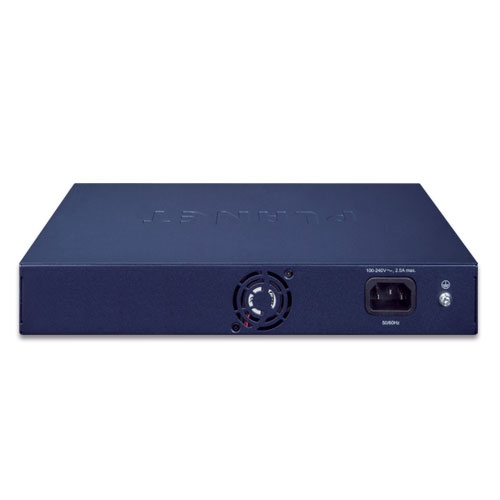 8-Port 10/100/1000T 802.3at PoE + 2-Port 10/100/1000T + 2-Port 1000X SFP Ethernet Switch with PoE LCD Monitor 3 GSD 1222VHPv1.1 02