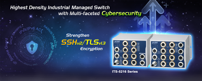 Industrial L2+ 8-Port 10/100/1000T 802.3at PoE M12 + 4-Port 10/100/1000T M12 Managed Ethernet Switch 10 ITS 5216 series 8 N