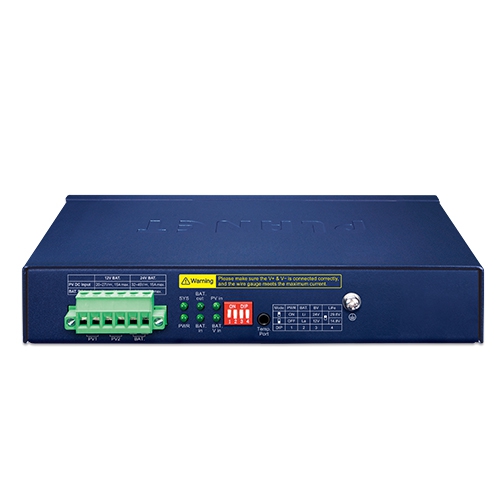 5-Port 802.3at PoE+ Solar PoE Switch with 1-Port 1000X SFP and LCD Display 3 box BSP 115PV 15A 02