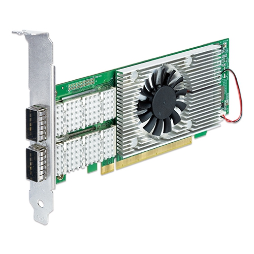 Dual-Port 100Gbps QSFP28 PCI Express Ethernet Adapter (Intel) 2 box ENW 2QSFP28 01