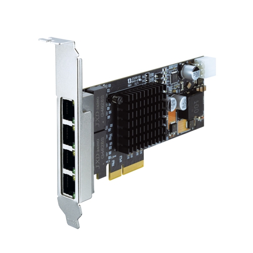 4-Port 10/100/1000T 802.3at PoE+ PCI Express Server Adapter 2 box ENW 9740Pv3 01