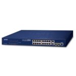 16-Port 10/100TX 802.3at PoE + 2-Port Gigabit TP/SFP Combo Managed Ethernet Switch 14 box FGSW 1816HPSv3