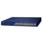 24-Port 10/100TX 802.3at PoE + 2-Port Gigabit TP/SFP Combo Managed Ethernet Switch 23 box FGSW 2624HPSv4
