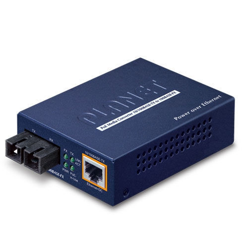 100Base-FX to 10/100Base-TX PoE Media Converter 4 box FTP 802S15v1.1