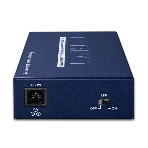 100Base-FX to 10/100Base-TX PoE Media Converter 3 box FTP 802v1.1 02
