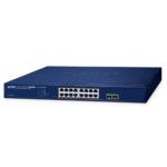 16-Port 10/100/1000T 802.3at PoE + 2-Port 1000X SFP Web Smart Ethernet Switch 6 box GS 2210 16P2S