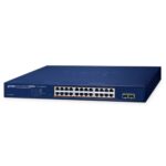 24-Port 10/100/1000T 802.3at PoE + 2-Port 1000X SFP Web Smart Ethernet Switch 4 box GS 2210 24P2S