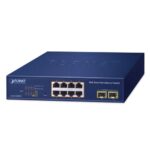 8-Port 10/100/1000T 802.3at PoE + 2-Port 1000X SFP Web Smart Ethernet Switch 2 box GS 2210 8P2S