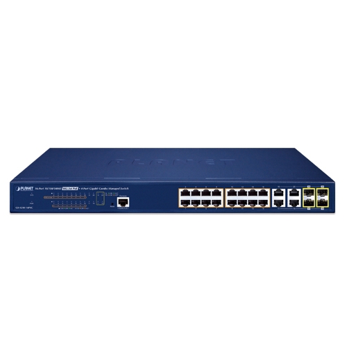 16-Port 10/100/1000T 802.3at PoE + 4-Port Gigabit TP/SFP Combo Managed Switch 2 box GS 4210 16P4Cv4 01