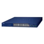 24-Port 10/100/1000T 802.3bt PoE + 4-Port 10G SFP+ Managed Ethernet Switch 11 box GS 4210 24UP4X