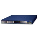 48-Port 10/100/1000T 802.3at PoE + 4-Port 100/1000BASE-X SFP Managed Switch 7 box GS 4210 48P4Sv3
