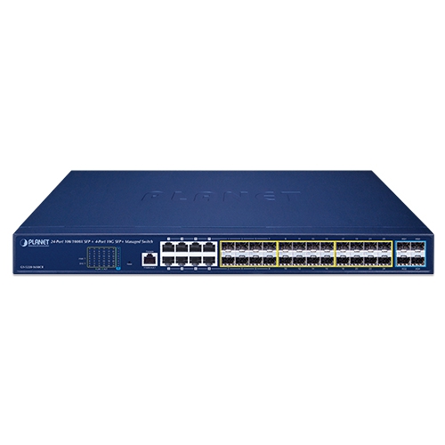 L2+ 24-Port 100/1000X SFP + 8-Port Shared TP + 4-Port 10G SFP+ Managed Switch 2 box GS 5220 16S8CRv2 01