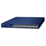 L3 16-Port 100/1000X SFP + 8-Port Gigabit TP/SFP + 4-Port 10G SFP+ Managed Ethernet Switch with 36-72V DC Redundant Power 8 box GS 6311 16S8C4XR
