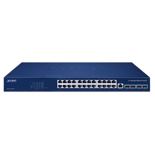 L3 24-Port 10/100/1000T + 4-Port 10G SFP+ Managed Ethernet Switch 2 box GS 6311 24T4X 01