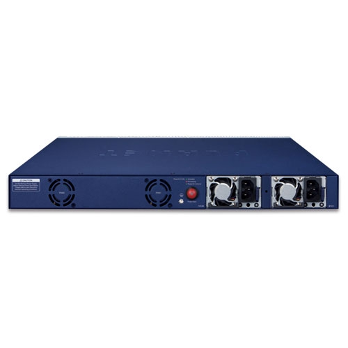 L3 24-Port 10/100/1000T 802.3bt PoE + 2-Port 10GBASE-T + 2-Port 10G SFP+ Managed Switch with Dual Modular Power Supply Slots 5 box GS 6322 24P4X 04