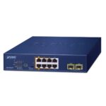 2-Port 10/100/1000T 802.3bt PoE + 4-Port 10/100/1000T 802.3at PoE + 2-Port 10/100/1000T + 2-Port 1000X SFP Desktop Switch 11 box GSD 1022UP