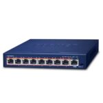 8-Port 10/100/1000T 802.3at PoE + 1-Port Gigabit Desktop Switch 7 box GSD 908HPv4
