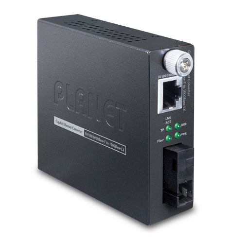 10/100/1000BASE-T to 1000BASE-X Smart Media Converter 9 box GST