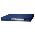 24-Port 10/100/1000T 802.3at PoE + 2-Port 1000X SFP Gigabit Ethernet Switch 4 box GSW 2620HPv5