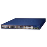 48-Port 10/100/1000T 802.3at PoE + 4-Port 1000X SFP Gigabit Ethernet Switch 1 box GSW 5240HP