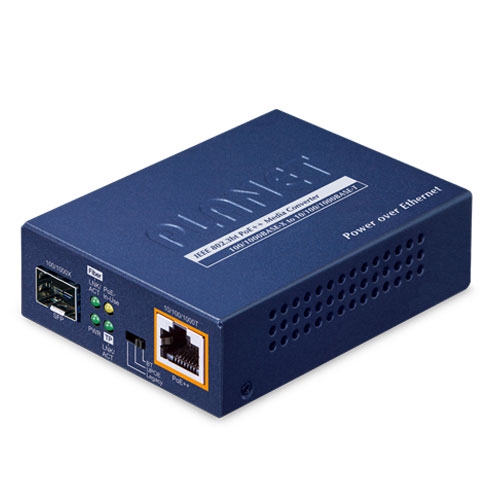 100/1000BASE-X SFP to 10/100/1000BASE-T 802.3bt PoE++ Media Converter (95 Watts) 1 box GUP 805A 60W GUP 805A 95W