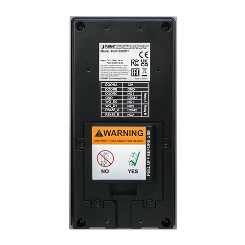 1080p SIP Multi-unit Vandalproof Door Phone with RFID and PoE 4 box HDP 5261PT 03