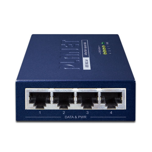 4-port Gigabit IEEE 802.3at Power over Ethernet Plus Injector Hub 2 box HPOE 460v3 01