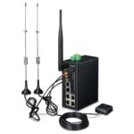 Industrial 4G LTE Cellular Wireless Gateway with 5-Port 10/100/1000T 4 box ICG 2510WG LTE