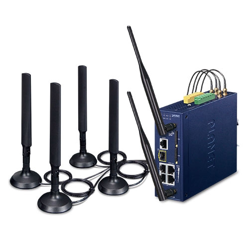Industrial 5G NR Cellular Wireless Gateway with 1-Port 1000X SFP 1 box ICG 2515FW NR