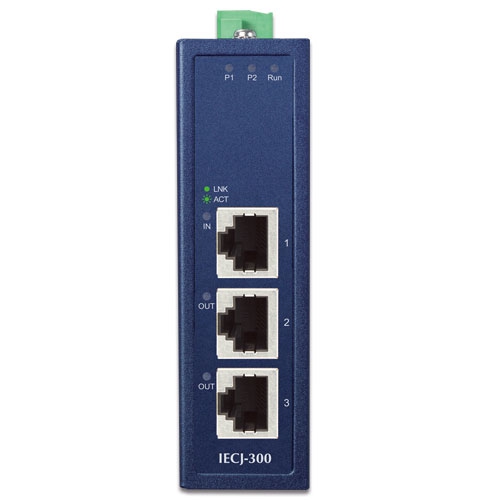 Industrial 3-Port EtherCAT Junction Slave 2 box IECJ 300 01