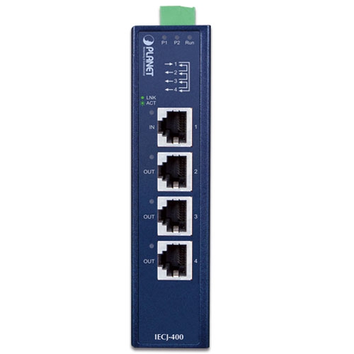 Industrial 4-Port EtherCAT Junction Slave 2 box IECJ 400 01