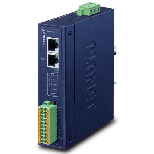 Industrial EtherCAT Slave I/O Module with Isolated 16-ch Digital Input 1 box IECS 1116 DIv2