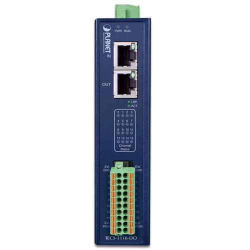 Industrial EtherCAT Slave I/O Module with Isolated 16-ch Digital Output 2 box IECS 1116 DOv2 01