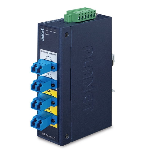 Industrial 2-Channel Optical Fiber Bypass Switch 4 box IFB 244 MLC