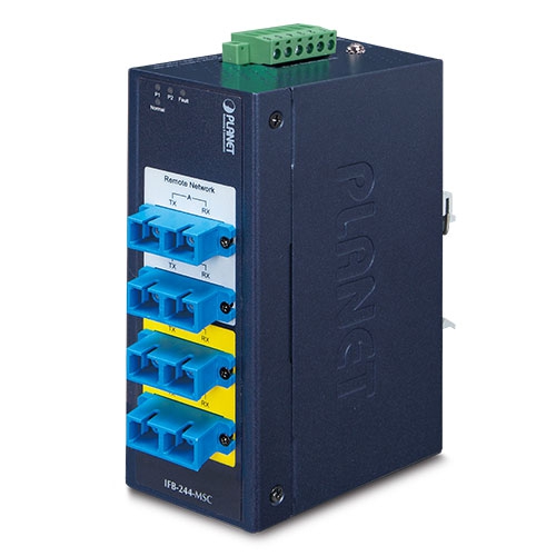 Industrial 2-Channel Optical Fiber Bypass Switch 7 box IFB 244 MSC