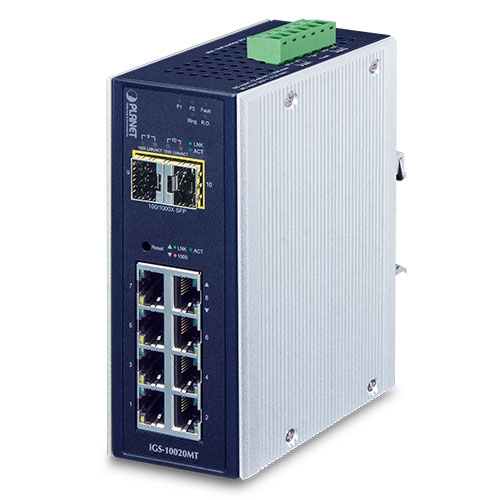 PLANET IGS-10020MT industrial managed Ethernet switch