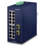 Industrial 16-Port 10/100/1000T + 2-Port 1000X SFP Ethernet Switch 8 box IGS 1820TF