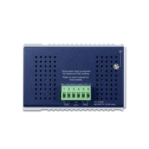 Industrial 8-Port 10/100/1000T 802.3bt PoE + 2-Port 10/100/1000T + 2-Port 100/1000X SFP Managed Switch 3 box IGS 4215 8UP2T2S 02