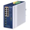 PLANET IGS-4215-8UP4X industrial managed Ethernet switch with PoE