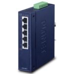 5-Port 10/100/1000T Industrial Gigabit Ethernet Switch with Wide Operating Temperature 19 box IGS 501Tv5