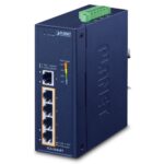 Industrial 4-Port 10/100/1000T 802.3at PoE + 1-Port 10/100/1000T Gigabit Ethernet Switch 26 box IGS 504HPTv3