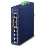 L2+ Industrial 4-Port 10/100/1000T + 2-Port 1G/2.5G SFP Managed Ethernet Switch 6 box IGS 5225 4T2Sv3